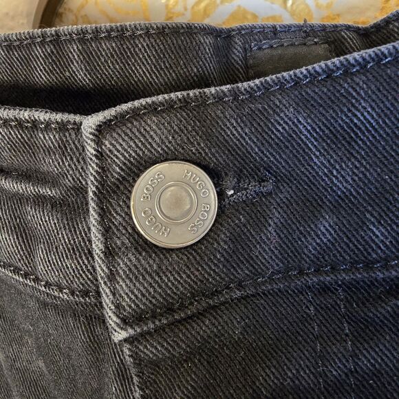 Hugo BOSS Mens Candiani Jeans /Black/Slim Straight/Designer/Spandex Blend - Picture 4 of 15